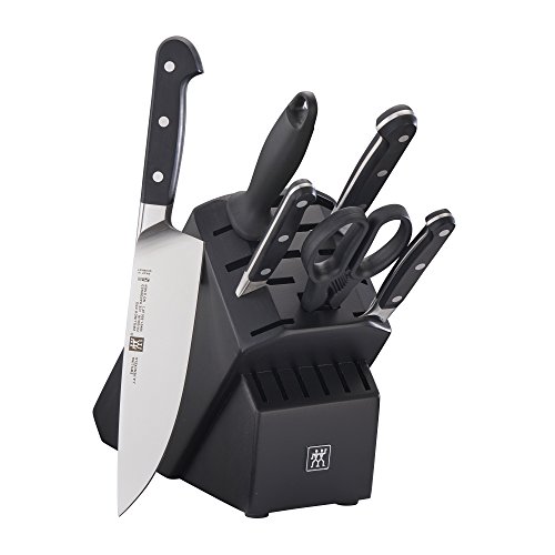 Image of ZWILLING Pro 7-pc Knife Block Set - Black
