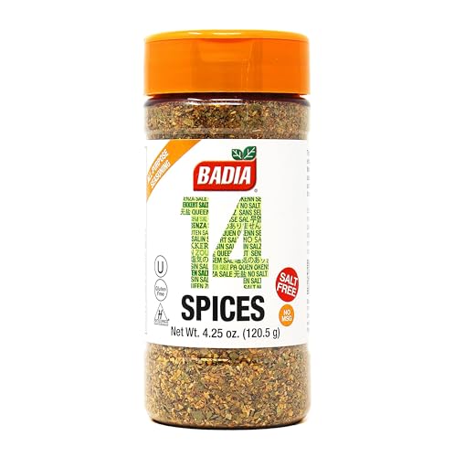 Badia 14 Spices Salt-Free All Purpose Seasoning, 4.25 oz – Savory Blend of Garlic, Onion, Herbs,...