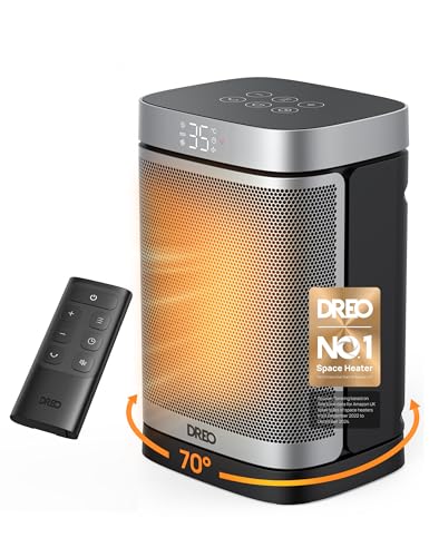Dreo Electric Space Heater, 70° Oscillating...