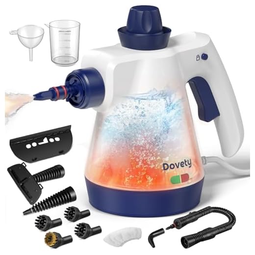 Powerful Handheld Steam Cleaner with Accessories