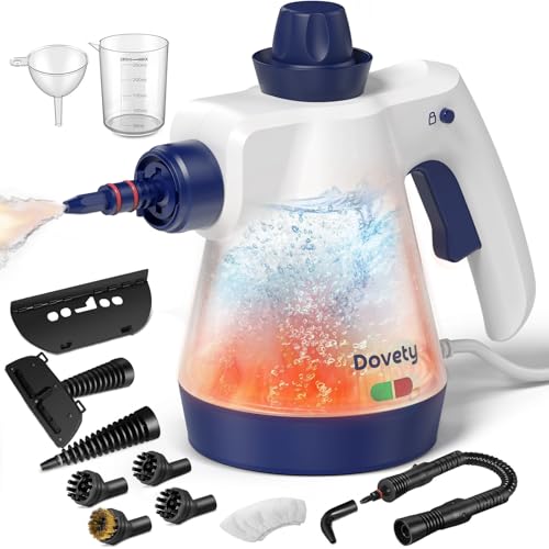 Steam Cleaner, Pressurized Handheld Steam Cleaner...