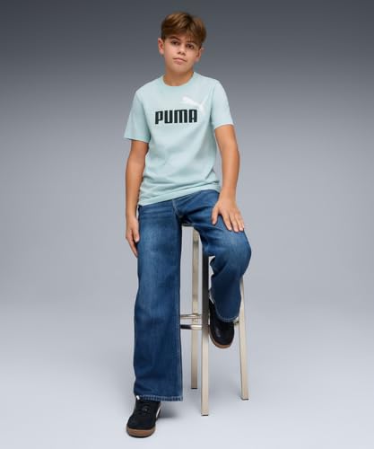 Image of Puma Boy Cotton Solid Regular Fit Tees