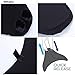 BE FINE Mermaid Tail with Monofin for Swimming,Mermaid Fins for Kids and Adults (Black)