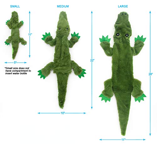 Image of Best Pet Supplies 2-in-1 Fun Skin Stuffless Dog Squeaky Toy (Wild Duck, Squirrel, Alligator Bundle) Small, PT08-45-47-S