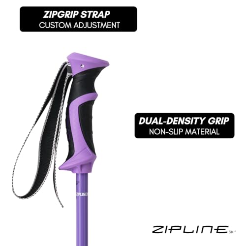 image for Zipline Ski Zipline Lollipop 14.0 Graphite Carbon Composite Ski Poles 