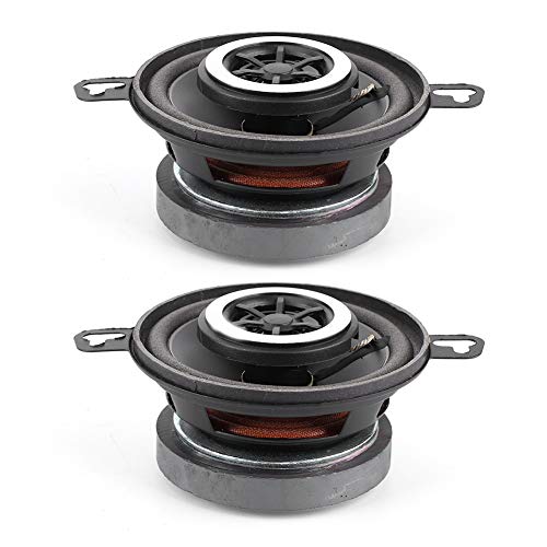Majatou Car Speakers, 2 3.5 Inch 200W Coaxial Speakers, High Pitched Stereo Music, High Fidelity Speakers Suitable for Car Audio Systems
