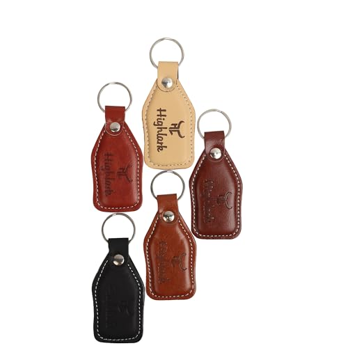 Image of Signature Leather Finish Keychain for Men & Women | Durable Metal Key Holder for Car and Bike Keys | Elegant Everyday Accessory