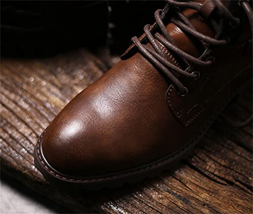 CHUUMEE Men's Boots Men's Casual Boots Motorcycle Combat Ankle Dress Boots Men4