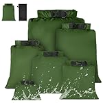 vsshe 6 Piezas Bolsas Estancas Impermeable, 1.5/2....: ✔【Bolsa impermeable de alta calidad】Esta bolsa seca impermeable está hecha de tela de tafetán de poliéster 190T y revestimiento de PU, liviana, impermeable, resistente al desgarro, superficie lisa y costuras reforzadas para evitar que el agua entre a...