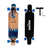 Excelente experiencia: el diseño de la superficie esmerilada antideslizante le permite mostrar perfectamente las habilidades y los movimientos difíciles al usarla, y la patineta no es fácil de caerse, los principiantes y los profesionales pueden usarla.