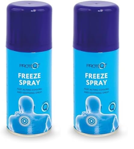 Reliance Medical Freeze Spray 150ml - Fast Acting Pain Relief, Instant Cooling and Soothing - Handy (Packaging may vary) (Pack of 2)