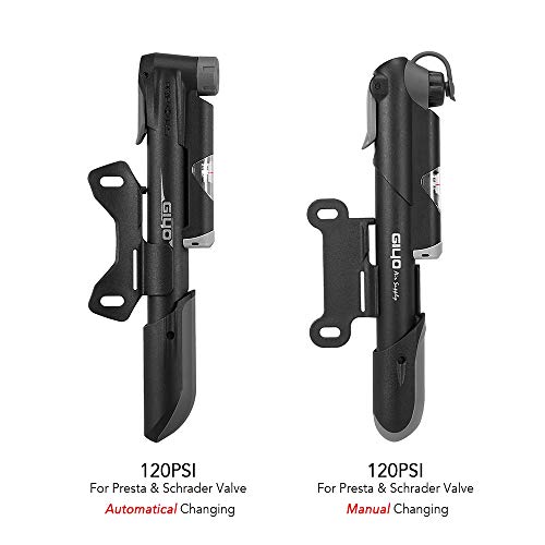Leeofty Mini Bomba de Bicicleta Da De Bicicleta Bomba de Ar de Alta Pressão Da Bomba de 120 PSI Com