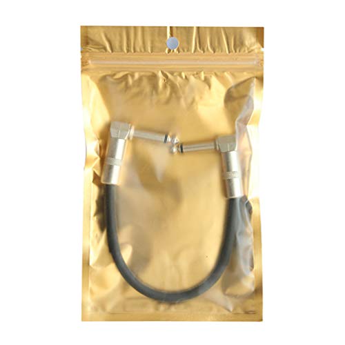 EXCEART Guitarra Patch Cable Cabo de Áudio Instrumento Instrumento Musical Acessório- 15 Centímetros