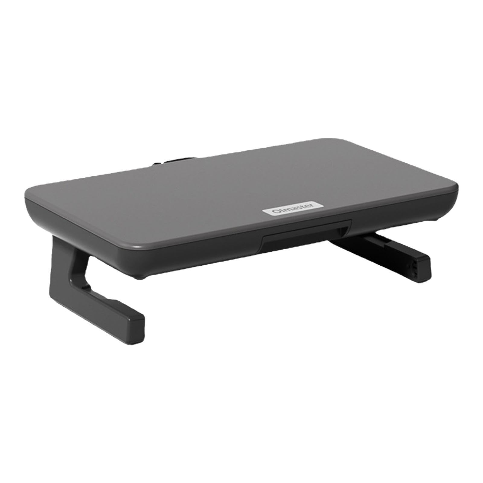 LIXSAZSE Desk Organizer With Foldable Stand Riser And Adjustable Heights