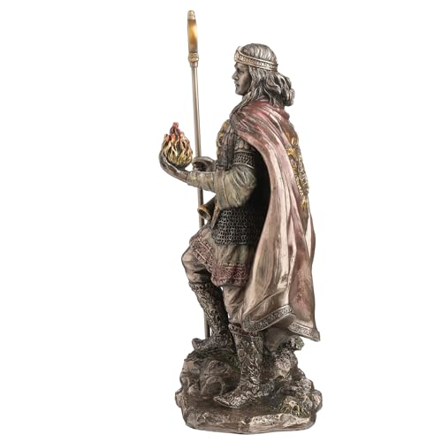 Estatua Dazhbog dios solar de fundición fría 10.1 pulg miniatura 2