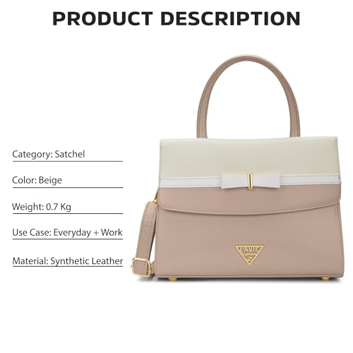 Image of Lavie Signature Women's Tupelo 2C Satchel Handbag | Satchel Bag for Work | Ladies Purse | Stylish Shoulder Bag | Gift For Women