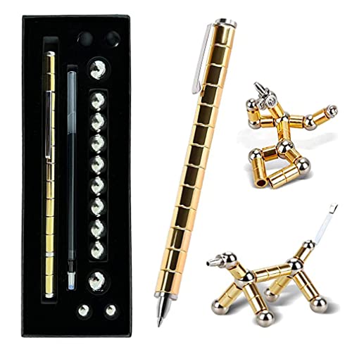 Decompression Magnetic Metal Toy Pen, Multifunctional Deformable Magnet Fidget Pen, ߋyAq̑nӓIFidgetyA@\ό`\AwZItBXp