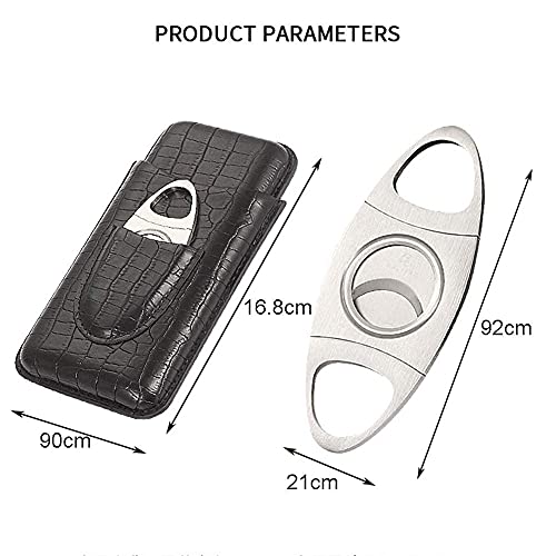 Exquisite gift - Sigarencase reizen, sigaargeval in premium leer, sigarencase in premium leer, sigarenopslagbox houdt… - Image 3