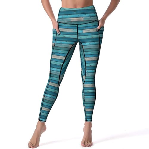 Legging vert imprimé bois création vintage et finitions haut de gamme