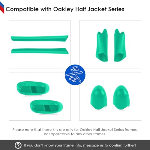 Image of BLAZERBUCK Replacement Sock Kits Earsocks & Nosepieces for Oakley Half Jacket XLJ Sunglass