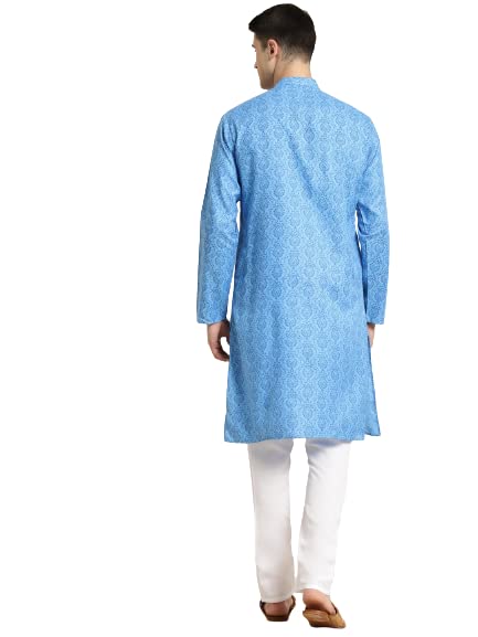 Image of SOJANYA Men's Ethnic Motifs Printed Kurta