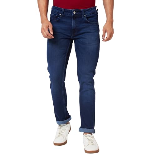 Image of Spykar Men's Rover Regular Fit Mid Rise Casual Jeans