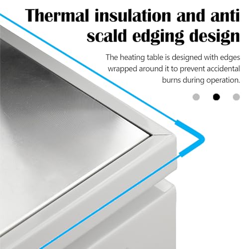 Heizplatte, Digitale LED Kochplatte Mikrocomputer Elektrische Heizplatte 500W 150X150mm Labor Heizplatte Wissenschaftliche Laborausrüstung Laborbedarf Elektrische Löt-Heizplatte Schweißer-Heizplatte