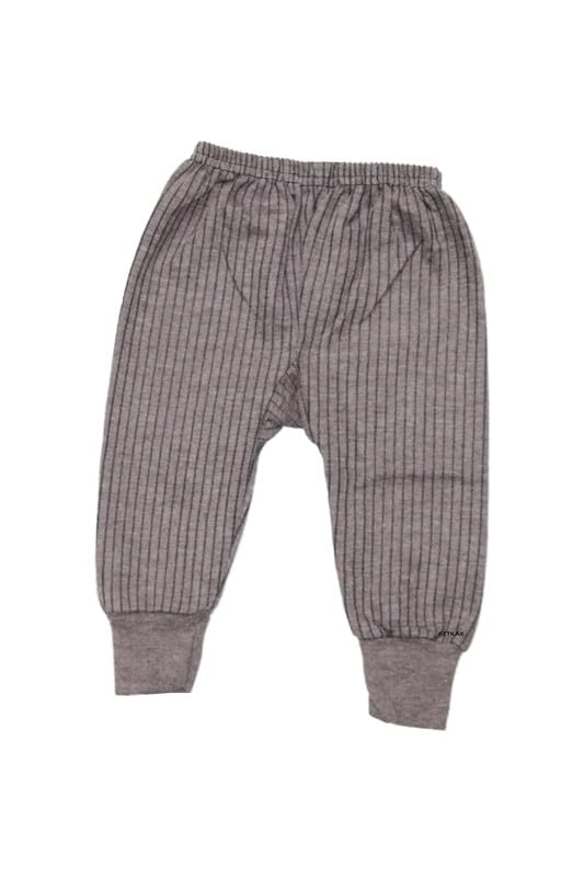 Unisex Kids Winter Wear Thermal Set Innerwear Top & Full Pant Woolen Warmer for Girls Boys, Kids Unisex Body Warmer Thermal (Set of 3) _Multicolour_4-5 Years - Image 8 thumbnail