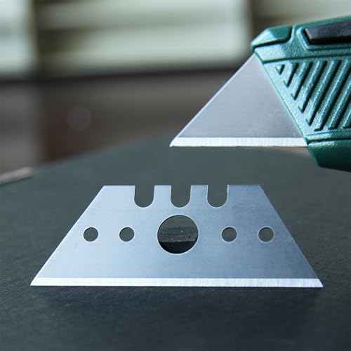 10 x Trapezklingen Messer,Trapezklinge,Ersatzklingen Cuttermesser,Ersatzklingen Cuttermesser,Sicherheitsmesser-52 x 19 x 0,6 mm