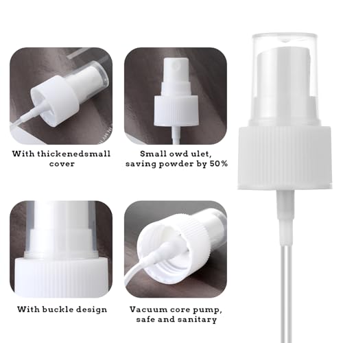 6 Pack Spray Bottle Top, Spray Bottle Nozzle Sprayer Tops Replacement Pump Plastic for Essential Oil Bottles, White3