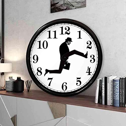 Wanduhr, 2021 Ministry of Silly Walks Uhr, Comedy Inspired Novelty Creative Wall Watch Funny Walking Silent Clock for Home Office Decor – Bild 4