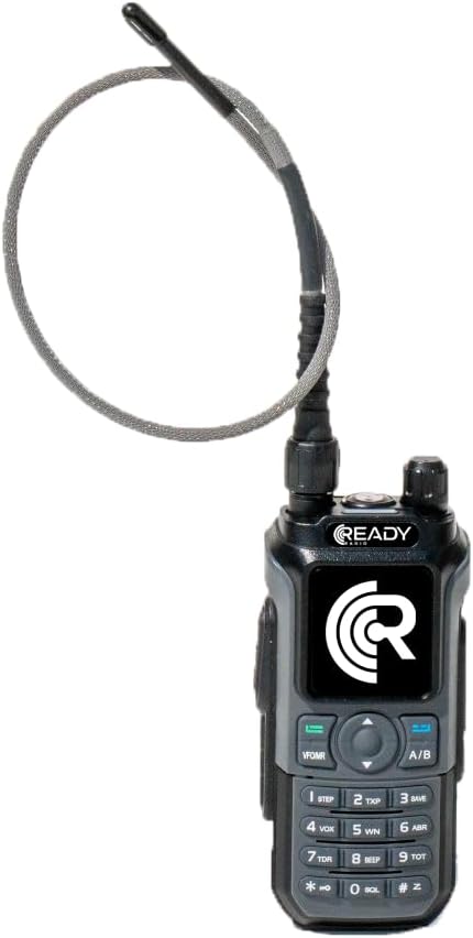 Custom Programmed Emergency Two-Way Radio Kit – Long Range Handheld Scanner with NOAA Weather, High-Gain Antenna, USB-C Charging & Start Up Guide – Pre-Programmed for Off-Grid Use