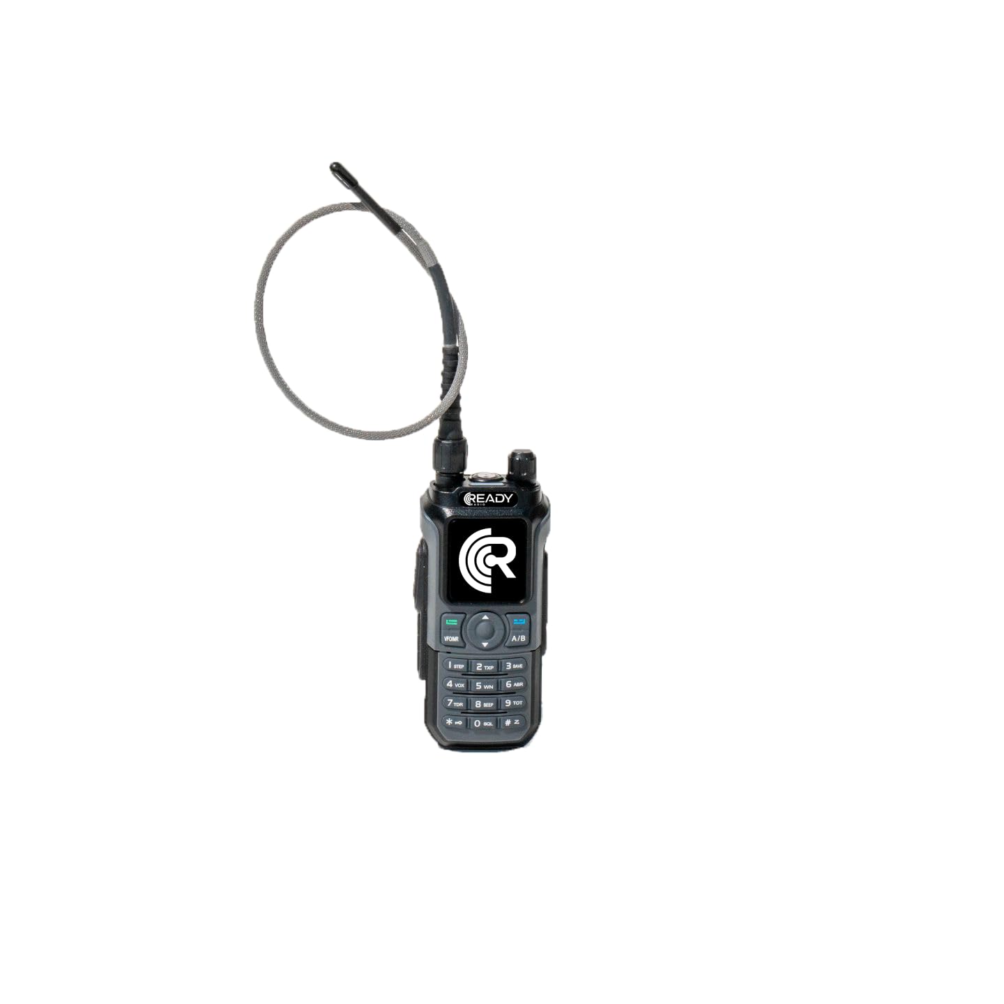 Ready Radio Custom Programmed Emergency Two-Way Radio Kit – Long Range Handheld Scanner with NOAA Weather, High-Gain Antenna, USB-C Charging & Start Up Guide – Pre-Programmed for Off-Grid Use