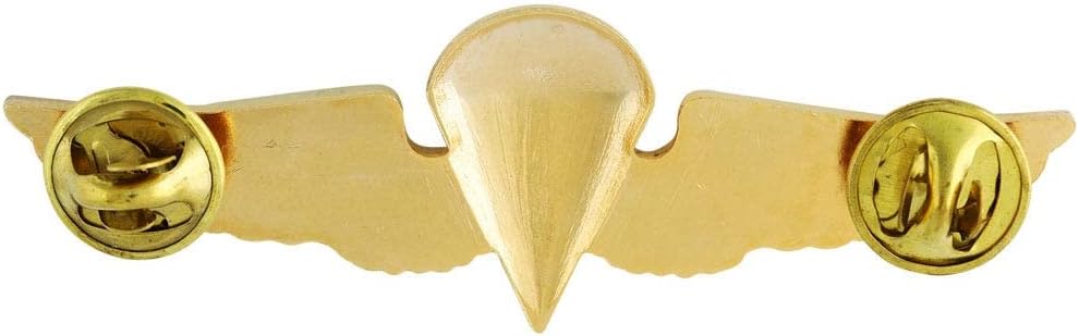 MEDALS OF AMERICA EST. 1976 Navy/Marine Parachutist Badge Regulation Size, Gold Finish