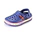 Kinder Jungen Mädchen LED Clogs Süße leichte Sommer Hausschuhe Garden Beach Sandalen Blue 33 EU