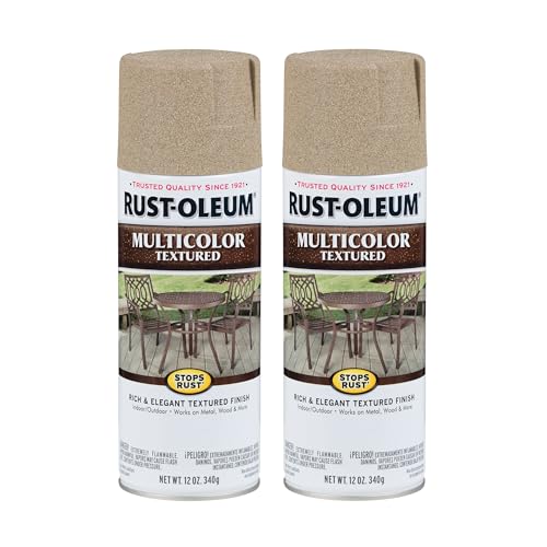 Image of Rust-Oleum Stops Rust Multi-Color Textured Spray Paint, Desert Bisque