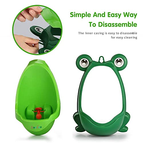 Soraco Frog Potty Training Urinal For Toddler Boys Toilet With Aiming Target-Green #TOP6