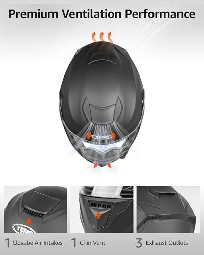 Yema YEMA-926MBM Modular Motorcycle Helmets thumb #4