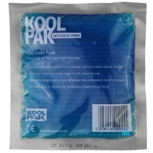 Koolpak Reusable Hot and Cold Pack, 13 x 14 cm 80 Pack