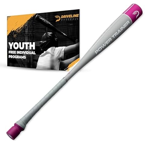 Driveline Baseball Youth Power Training Bat - 30" Long - Overload Weighted Bat - Increase Swing Strength and Power Cover