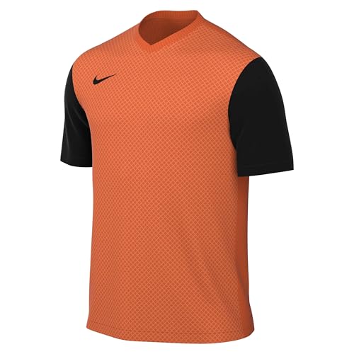 Nike DH8035 819 M NK DF Tiempo Prem II JSY SS T Shirt Hombre Safety Orange/Black/Black Tamaño S