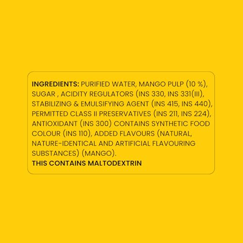 Image of Dailee Mango Drink 180 ML With Fruit Pulp and Enrich Alphonso (Pack of 30)