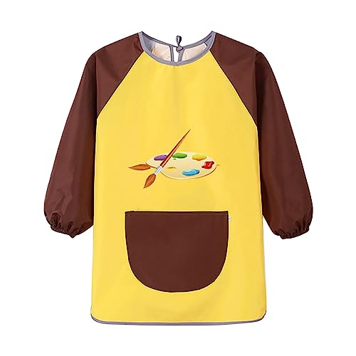 Lightweight Kids Rain Coat Jacket Toddler Boys Girls Raincoat Water-Proof Rain Suit Children Cartoon (YE3, 6-7 Years)