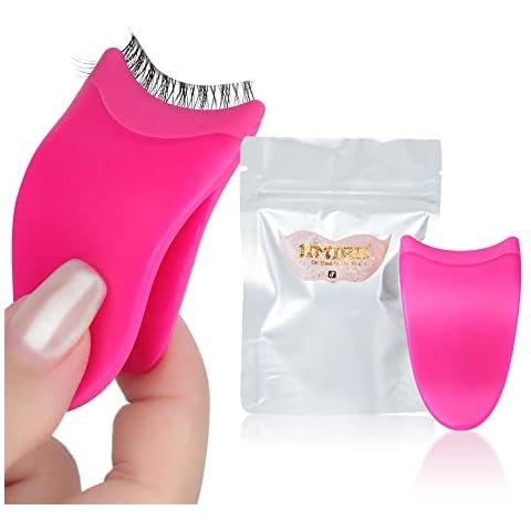 JIMIRE Eyelashes Applicator Lashes Tool Lashes Clips Tweezers Cover