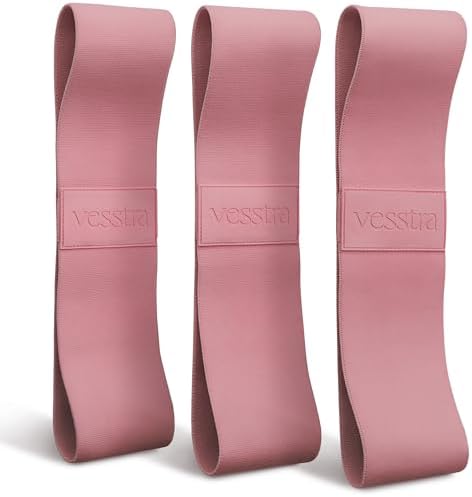 Premium Loop Resistance Bands Set - Non Slip Fabric Booty Bands f...