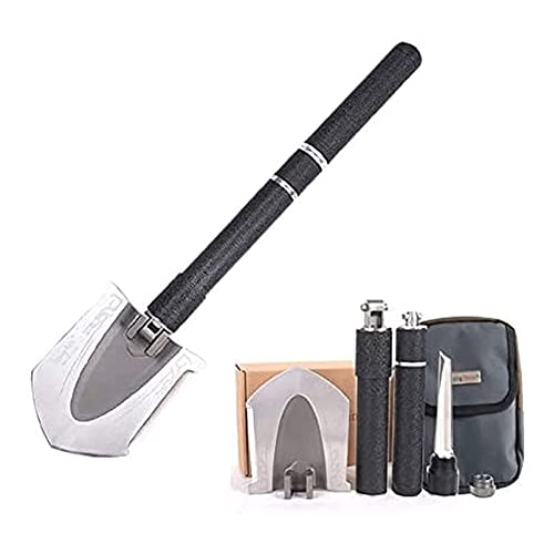 Mxjcc Shovel Military Heavyduty Folding Compact Tool Multifunction For Off-Roading, Camping, Outdoor, Survivalist And Emergency #TOP9
