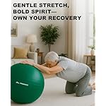 Trideer Exercise Ball for Physical Therapy & Workout - Swiss Ball for Core Strength & Balance - Image 2