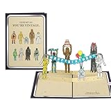 Lovepop Star Wars Vintage Birthday Pop-Up Card for Her and Him - 3D Greeting Cards for Boys, Girls, Men, Women - 5' x 7' Card - Blank Notecard and Envelope Included