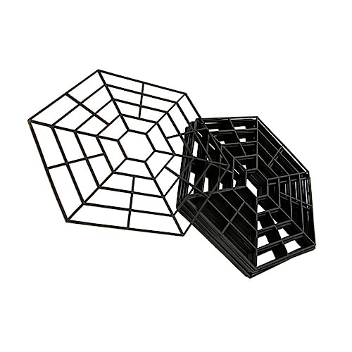 VICASKY Red de protección para estanques, 20 unidades, plástico resistente, protege a los peces en el estanque del jardín, aves rapaces y gatos, para uso en exteriores