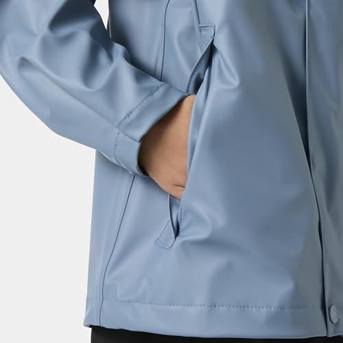 Image of Helly Hansen Junior Moss Jacket - Unisex Coat with HELOX, YKK Zipper, Detachable Hood, Adjustable Cuffs & Hem, Hand Pockets